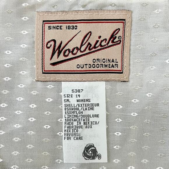 Woolrich Plaid Midi Skirt in Brown and Cream - Picture 6 of 6